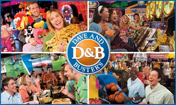 dave and busters games list